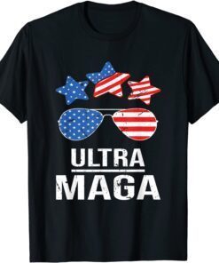 Ultra Maga Us Flag Sunglasses Ultra-Maga Shirt
