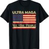 Ultra Maga Vintage American Flag Ultra-Maga Retro Shirt