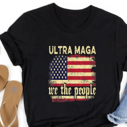 Ultra Maga We The People Flag Shirt