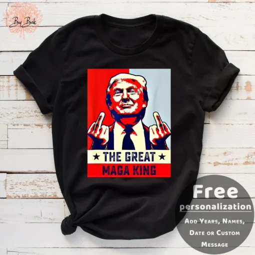 Vintage Donald Trump Ultra Maga The Great MAGA King Shirt