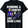 Biden Falls Off Bike Joe Biden Falling Off His Bicycle Biden Shirt