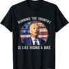 Biden falling off his bicycle Joe Biden Falls off Bike T-Shirt