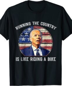 Biden falling off his bicycle Joe Biden Falls off Bike T-Shirt