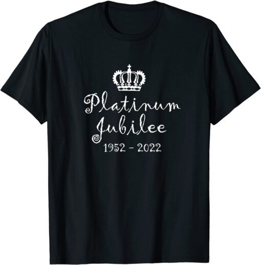 British Queen Monarchy Platinum Jubilee 1952-2022 Shirt