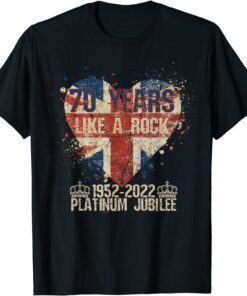 British Queen Monarchy Platinum Jubilee 70th Anniversary Shirt