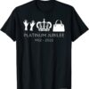 British Queen Platinum Jubilee 1952 - 2022 70th Anniversary Shirt