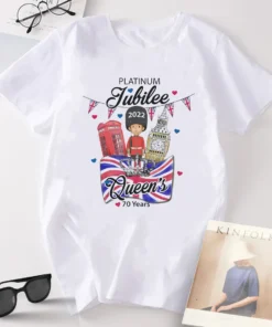 British Queen Platinum Jubilee 70 Years Platinum Jubilee 2022 shirt