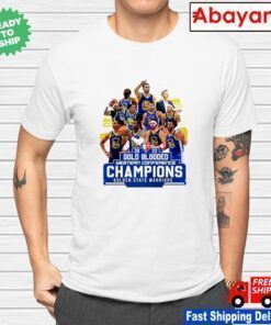 Golden State Warriors 2022 Gold Blooded Western Conference Champions shirt