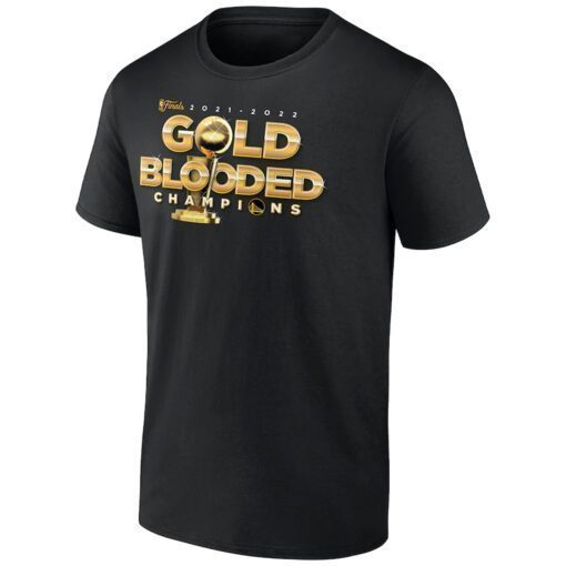 Golden State Warriors 2022 NBA Finals Champions Gold Blooded Shirt
