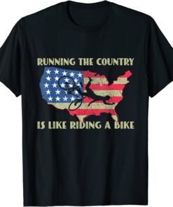 Joe Biden Bike Bicycle Running The Country is like Riding A Bike Shirt