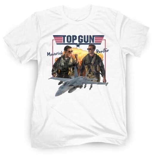 Top Gun Maverick and Rooster Shirt