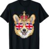 The Queen's Platinum Jubilee 2022 Royal Corgi UK Sunglasses Shirt