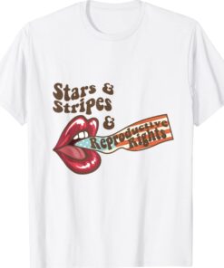 Stars stripes reproductive rights shirt