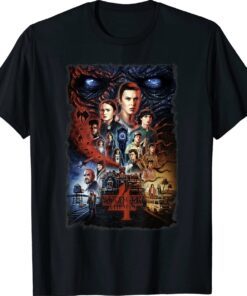 Stranger Things 4 Full Cast Poster Shirt