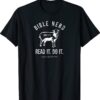 Bible Nerd Read It Do It Shirt