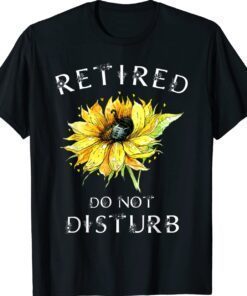 Do Not Disturb Funny Retirement Retired Cat Shirt