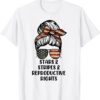Stars Stripes Reproductive Rights Messy Bun 4th Of July Shirt