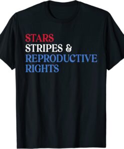 Stars Stripes Reproductive Rights Patriotic USA Flag Colors Classic Shirt