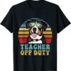 Teacher Off Duty Entlebucher Mountain Dog Summer Shirt