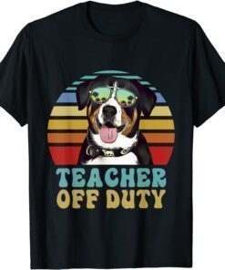 Teacher Off Duty Entlebucher Mountain Dog Summer Shirt