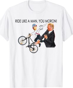 Trump Mocks Biden Riding Bicycle 2022 Meme 2022 Shirt