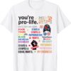 Vintage Feminism Empowerment Women's Rights Phrases Floral Shirt