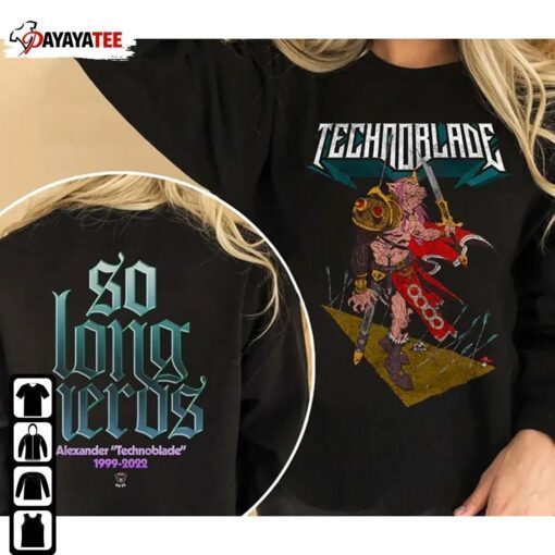 Technoblade So Long Nerds 1999-2022 Shirt