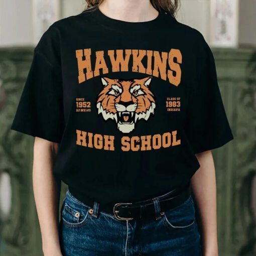 Hawkins High School 1983 Hawkins Stranger Things Season 4 2022 Hawkins Cursed Town Shirt