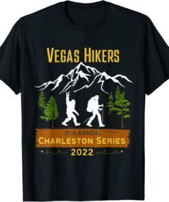 Charleston Series 2022 Bigfoot Hiking Gift Tee Shirt