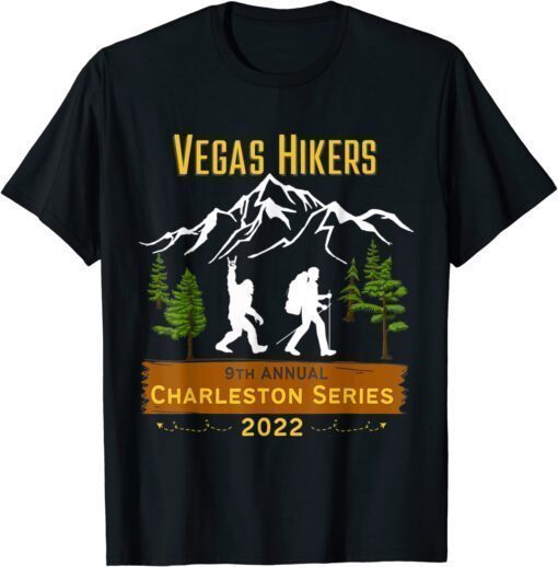 Charleston Series 2022 Bigfoot Hiking Gift Tee Shirt