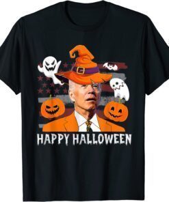 Funny Joe Biden Confused Happy Halloween For Halloween T-Shirt