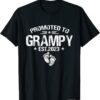 Classic Promoted To Grampy Est. 2023 Baby Announcement T-Shirt