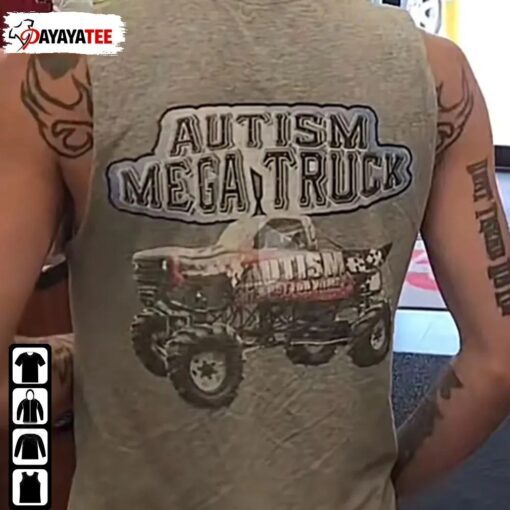 Autism Mega Truck Shirt Crushing Autism Awareness Monster Truck Puzzle