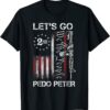 Vintage Old Anti Biden Let's Go Pedo Peter USA Flag Patriots T-Shirt