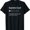 Supreme Court Review, One Star, Do Not Recommend Pro Choice T-Shirt