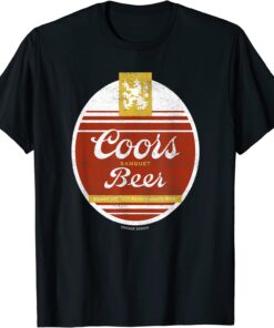 Coors Banquet Beer Vintage Oval Logo T-Shirt