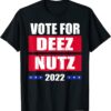 Vote For Deez Nutz 2022 President Biden Trump Retro USA Flag Shirts