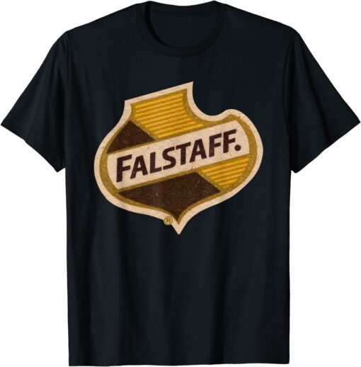 Vintage Falstaffs Beer American Brewery Distressed Tee T-Shirt