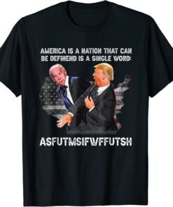 America Is A Nation That Can Be Defined In Single Word Biden Gift Tee Shirts