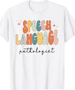 Speech Therapy Speech Language Pathologist Retro SLP Women T-Shirt