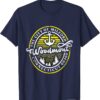 Woodmont Milford Connecticut 06460 Retro Distressed Anchor T-Shirt