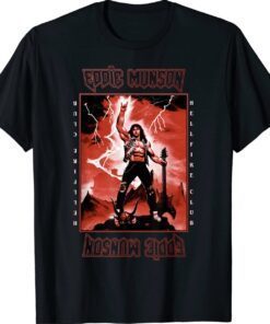 Stranger Things 4 Eddie Munson Lightning Guitar Power Shirt