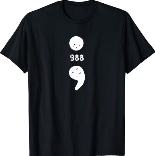 988 Suicide Prevention 988 Comma Shirt