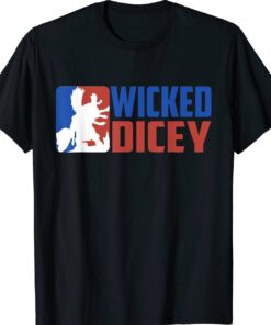 Wicked Dicey Baseball Logo Style Shirt