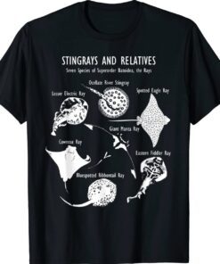 Stingray Species Manta Ray River Stingray and More Shirt