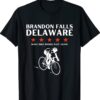 Brandon Falls Delaware Funny Joe Biden Bike Riding Pro Trump Shirt