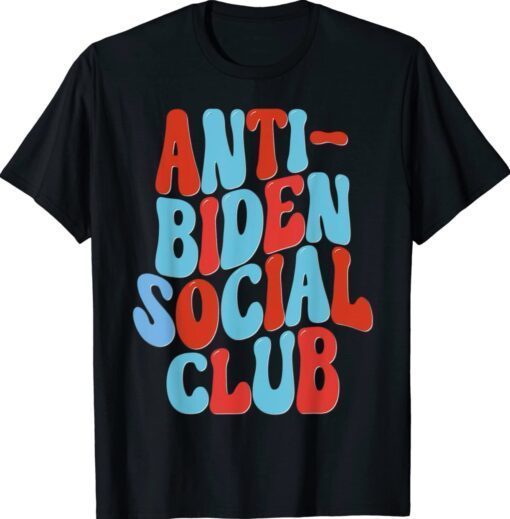 Anti Biden Social Club Biden Bike Republican USA Shirt