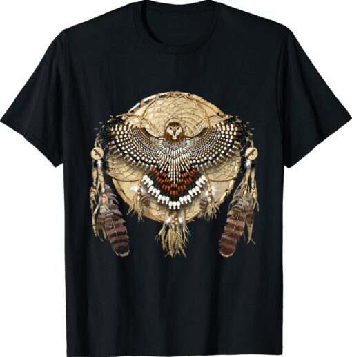 Red-Tail Hawk Dreamcatcher Mandala Shirt