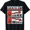 BIDENOMICS Biden Pay More Live Worse Biden Economics Shirt