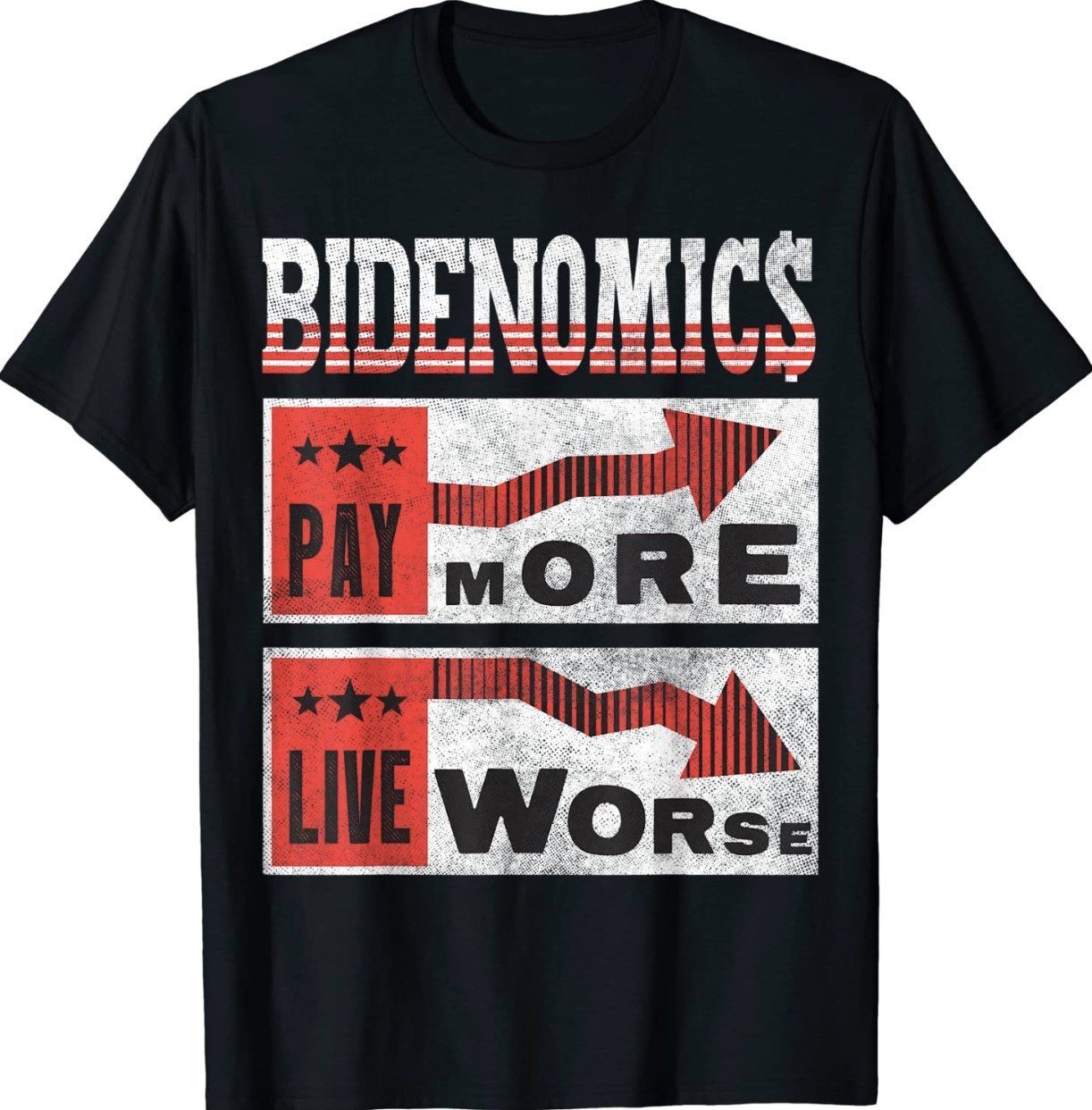 BIDENOMICS Biden Pay More Live Worse Biden Economics Shirt ...